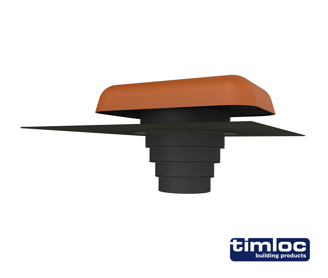Timloc House RTV-UNI2TE - Universal 22,000 Roof Tile Vent - Terracotta - Timloc ...