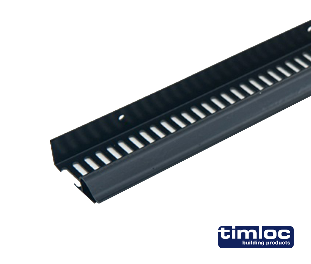 1137BL Soffit Vent Type C Black Timloc Building Products