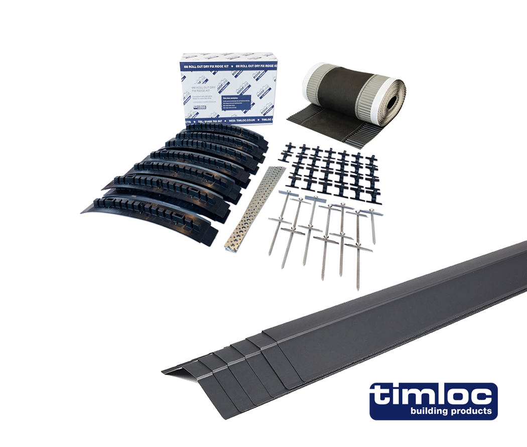 54710 - 6m Roll Out Dry Fix Hip Kit - Timloc Building Products